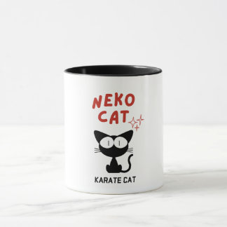 KARATE CAT BLACK CAT NEKO MOK