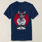Karate Cat T-shirt (Design voorkant)