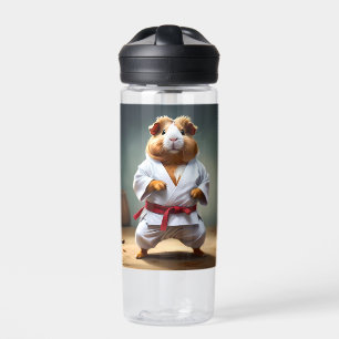 **"Karate Champion: The Fearless Guinea Pig"** Waterfles