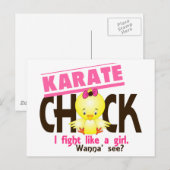 Karate Chick 1 Briefkaart (Voorkant / Achterkant)