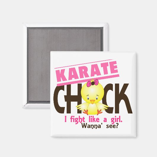 Karate Chick 1 Magneet (Voorkant / Achterkant)