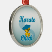 Karate Chick #3 Metalen Ornament (Rechts)