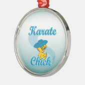 Karate Chick #3 Metalen Ornament (Links)