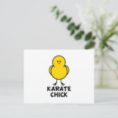 Karate Chick Briefkaart (Staand voorkant)