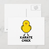 Karate Chick Briefkaart (Voorkant / Achterkant)