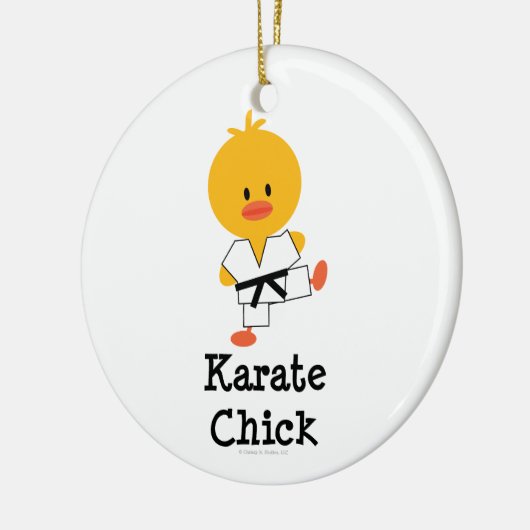 Karate Chick Ornament (Links)