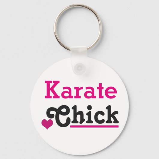 Karate Chick Sleutelhanger (Voorkant)