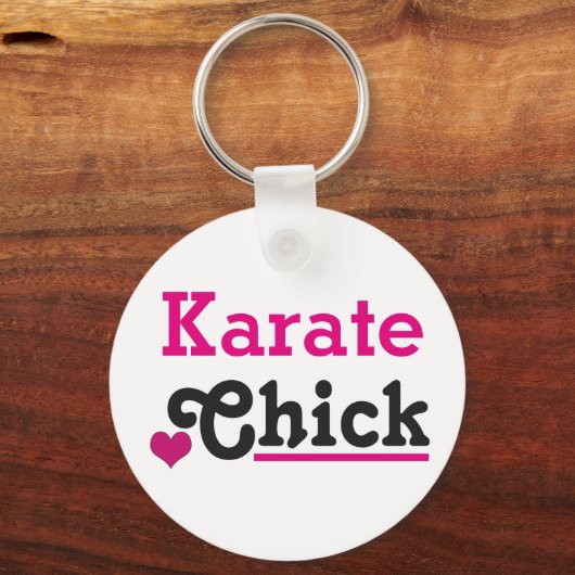 Karate Chick Sleutelhanger (Voorkant)