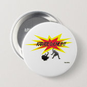 KARATE☆CHOP!! RONDE BUTTON 7,6 CM (Voorkant /achterkant)