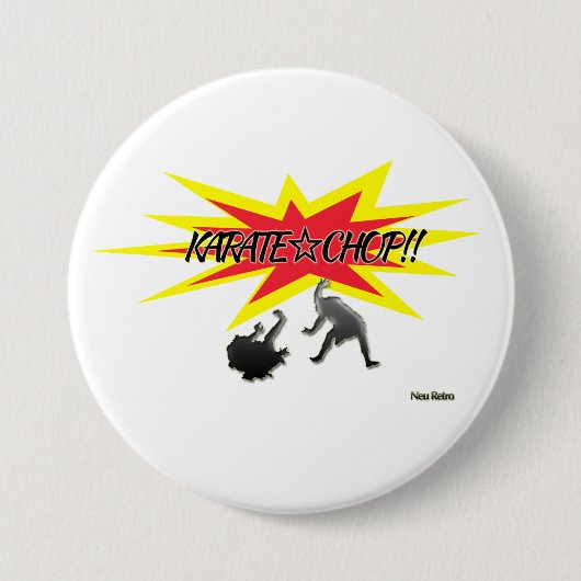 KARATE☆CHOP!! RONDE BUTTON 7,6 CM (Voorkant)
