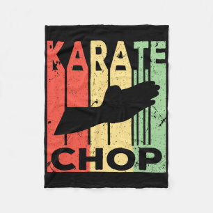 Karate Chop Vintage Fleece Deken