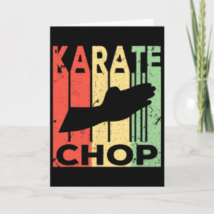 Karate Chop Vintage Kaart