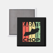 Karate Chop Vintage  Magneet (Voorkant / Achterkant)