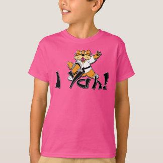 Karate Chopping Cat T-shirt