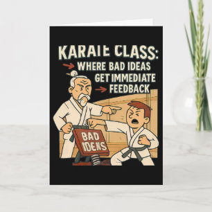Karate Cl Humor D Ideeën Onmiddellijke Feedback Kr Kaart