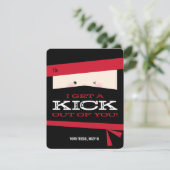 Karate Classroom Valentijn Kaart (Staand voorkant)