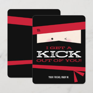 Karate Classroom Valentijn Kaart