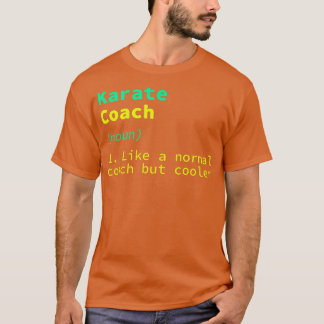 Karate Coach Definition Funny Sensei Humor Premium T-shirt