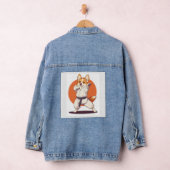 Karate Corgi � Vechtkunst Hond Denim Jacket (Hangar)