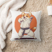 Karate Corgi � Vechtkunst Hond Kussen (Deken)