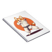Karate Corgi � Vechtkunst Hond Notitieboek (Rechterzijde)
