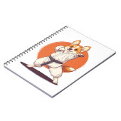 Karate Corgi � Vechtkunst Hond Notitieboek (Linkerzijde)
