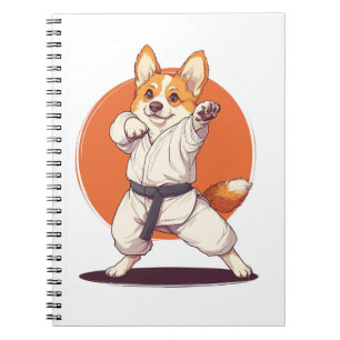 Karate Corgi � Vechtkunst Hond Notitieboek