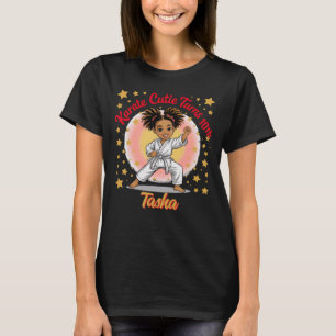 Karate Cutie Verjaardag Meisje Viering Martial Art T-shirt