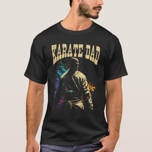 Karate Dad Best Daddy Ever MMA Martial Artist Fath T-shirt (Voorkant)