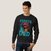 Karate Dad Best Daddy Ever MMA Martial Artist Fath Trui (Voorkant volledig)