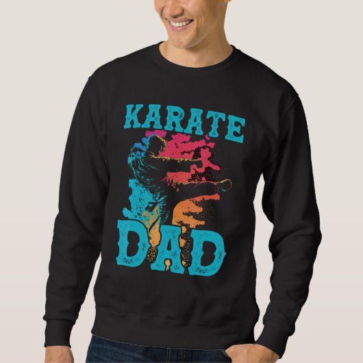 Karate Dad Best Daddy Ever MMA Martial Artist Fath Trui (Voorkant)