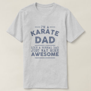 Karate Dad (blauw) T-shirt