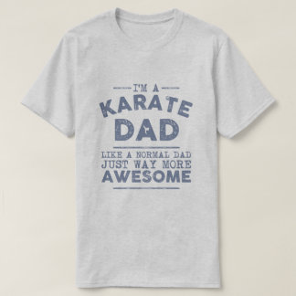 Karate Dad  (blauw) T-shirt