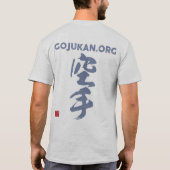 Karate Dad (blauw) T-shirt (Achterkant)