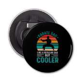 Karate Dad Button Flesopener (Voorkant)