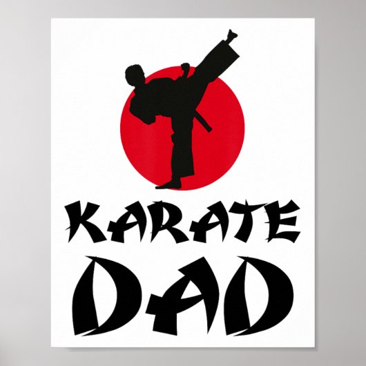 Karate Dad Martial Arts Poster (Voorkant)