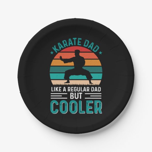 Karate Dad Papieren Bordje (Voorkant)