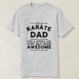 Karate Dad  (zwart) T-shirt