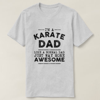 Karate Dad  (zwart) T-shirt