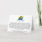 Karate', de Winnaar van de Wedstrijd van de foto Kaart (Achterkant)