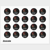 Karate Definitie Mil Sport Ronde Sticker (Vel)
