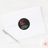 Karate Definitie Mil Sport Ronde Sticker (Envelop)
