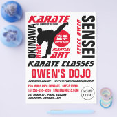 Karate Design, Karate Class Adverteren Flyer (Enkel)