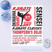 Karate Design, Karate Class Adverteren Flyer (Enkel)