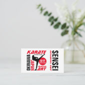 Karate Design, Sensei Visitekaartje (Staand voorkant)