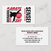 Karate Design, Sensei Visitekaartje (Voorkant / Achterkant)