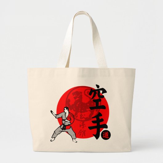 Karate Do Bag 3 Grote Tote Bag (Voorkant)