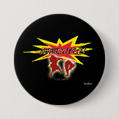 KARATE☆DODGE! RONDE BUTTON 7,6 CM (Voorkant)