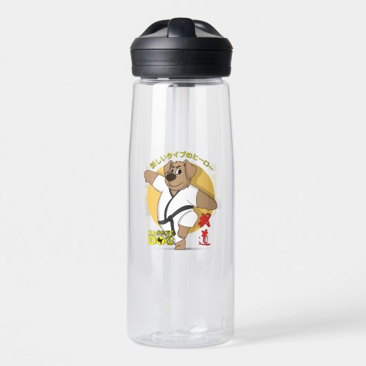 Karate Dog | 25oz waterfles (Voorkant)