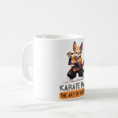 Karate Dog - De kunst van Wag-fu! Koffiemok (Voorkant links)